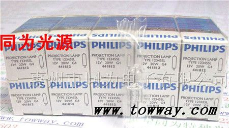 供应PHILIPS 12345 12V20W 紫外可分分光光度计灯泡