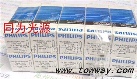 供应PHILIPS 7023 12V100W FCR卤素灯泡