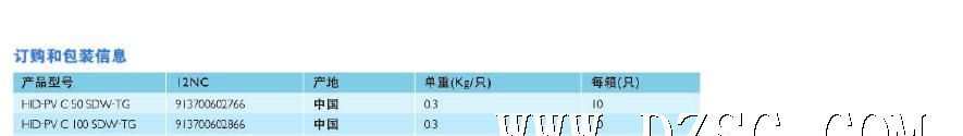 供应飞利浦SDW-TG白钠灯镇流器HPI-PV