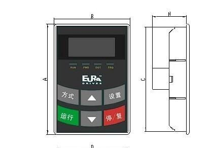供应欧瑞变频器400W 单相220V内置制动单元