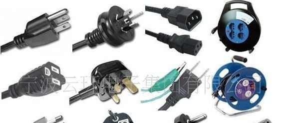供应IEC连接器，品字尾插头，八字尾电源线