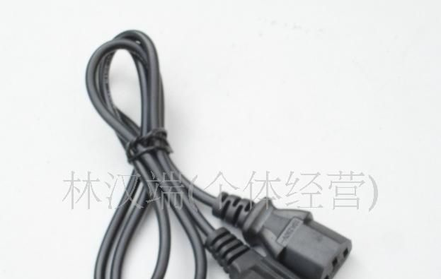 国标电源线,国标三插品字尾插头，中规三插电源线