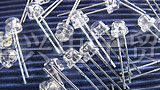 供应发光二极管 LED 5MM 长脚 白发超亮白光
