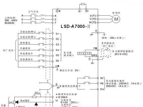 菱士达G7400高性能通用型矢量变频器7.5KW
