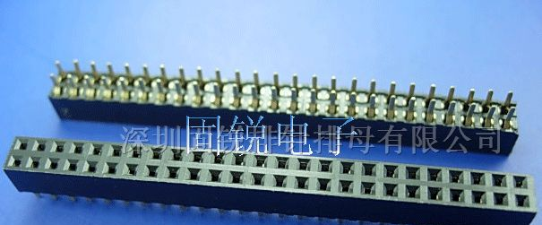 供应 双排排母/排座 90度或者180度脚连接器