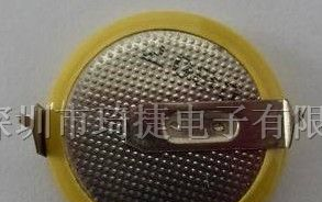 供应工厂大量供应CR2450纽扣电池带焊脚加工