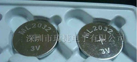 供应工控电池ML2032可充电电池