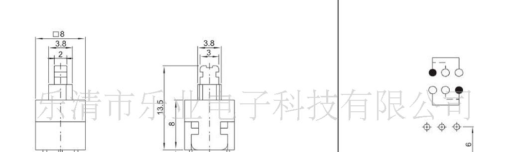 厂家供应复位开关，8x8自锁开关，微动开关