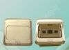 供应立能综合布线产品—方型金属地面信息插座