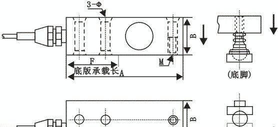 厂家供应悬臂梁式称重传感器