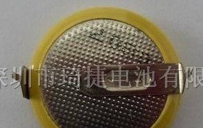 供应琦捷高精密CR2450插脚纽扣电池厂家