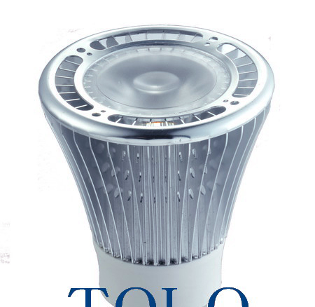 LED 拉尾蜡烛灯可调光，LED 可调光MR16射灯