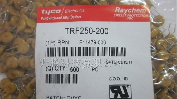 供应TYCO保险丝TRF250-200