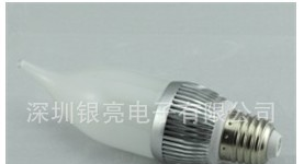 供应 铝型材3w白光LED灯 E14,E26,E27,B22球泡LED灯