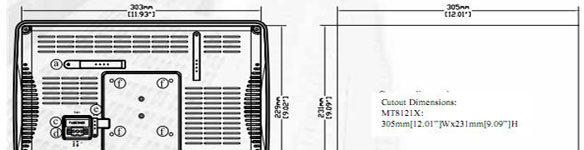 威纶通一级代理 MT8121X 12寸触摸屏  支持以太网