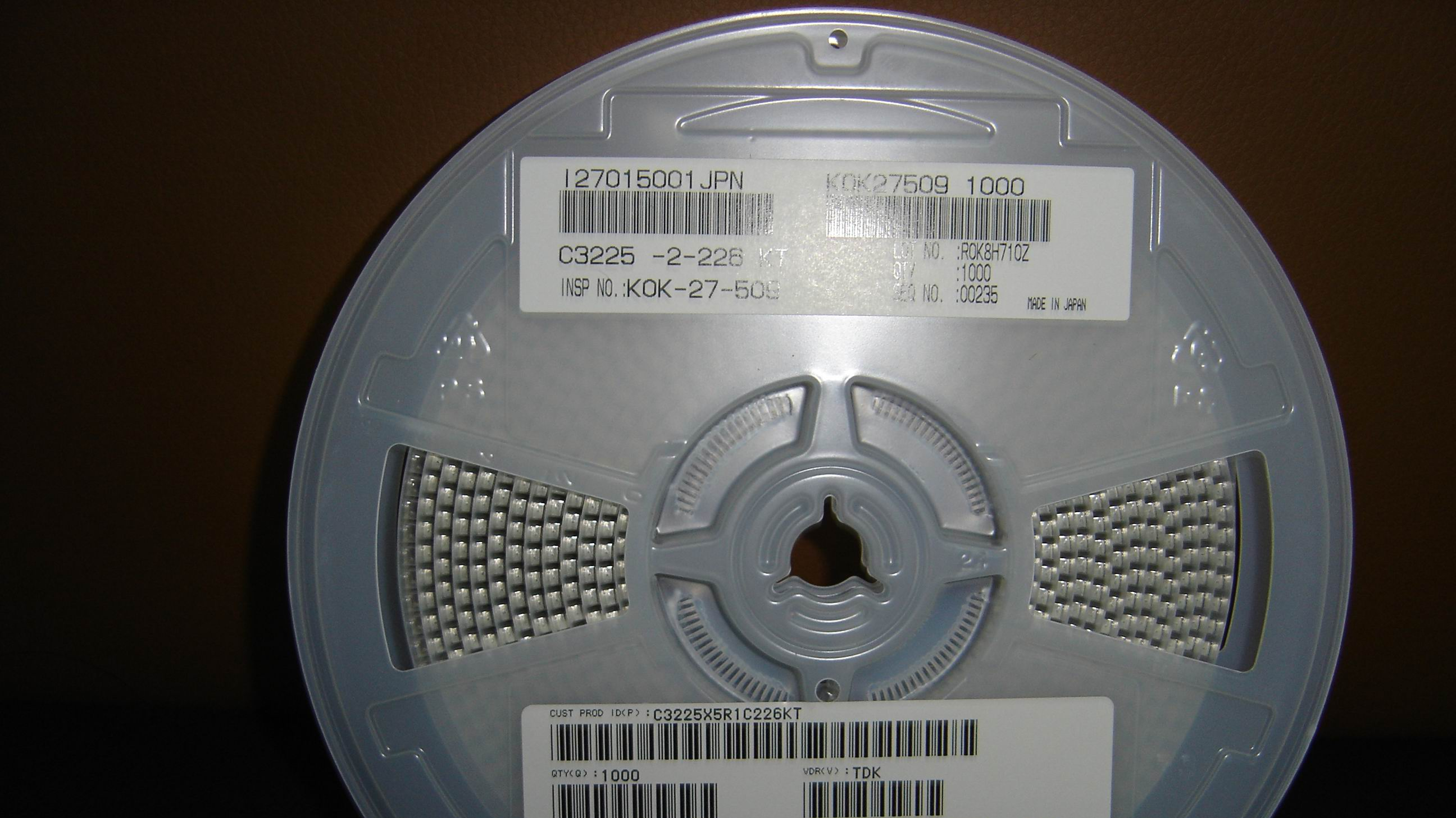 供应TDK电容C3225X5R1C226KT