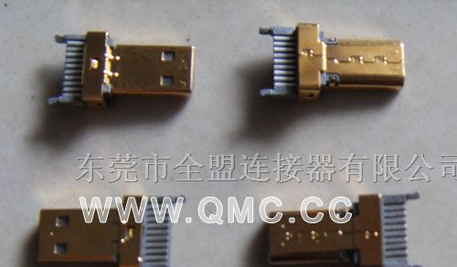 供应QMC连接器线对线连接器MINI USB系列