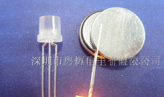 供应φ8平头黄发黄共阴LED发光二极管