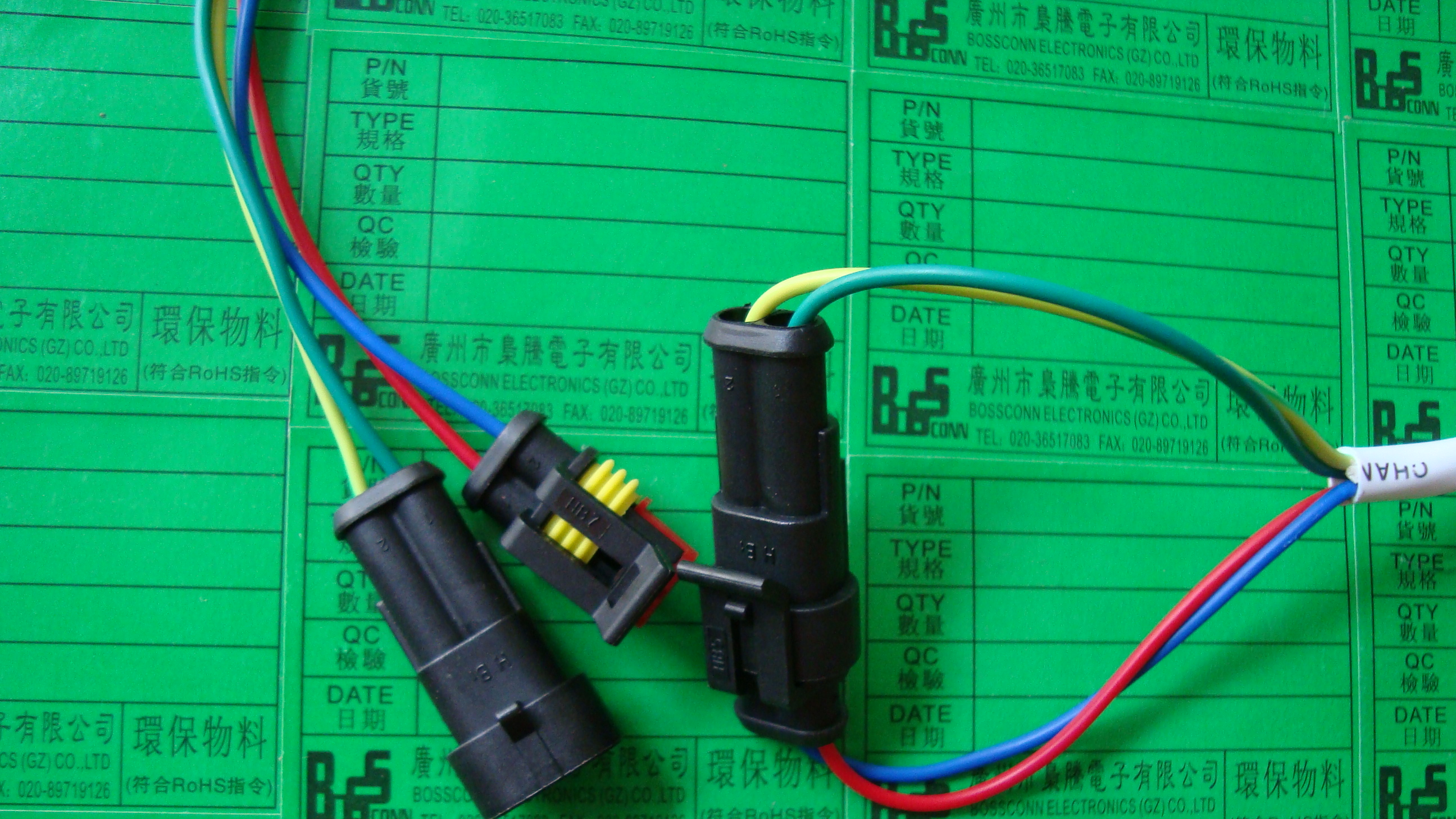 供应AMP汽车连接器，防水连接器282104-1