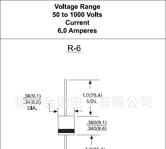 供应大功率1N5400高频整流器