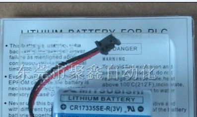供应Q6BAT三菱PLC锂电池CR17335SE-R/3V