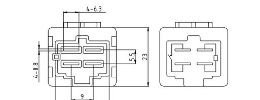 供应汽车继电器HLS-4121-DC12V