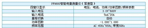 供应 PF9800 智能电量测量仪（紧凑型）