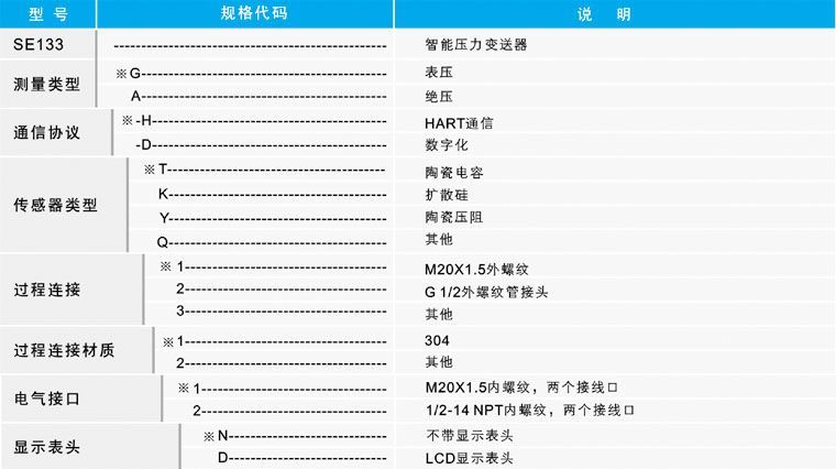 SE133全隔离智能压力变送器L