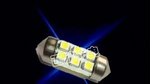 厂家批发供应双尖6smd led车顶灯led汽车灯