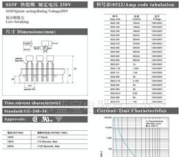 方型保险丝 自恢复保险丝
