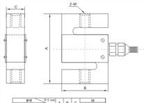 【南京隆顺】S形称重传感器压力/推拉力传感器测力传