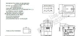 工厂供应4脚船形开关/跷板开关/电脑电源开关