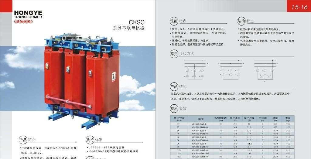 供应CKSC三相,CKDC单相串联电抗器13968