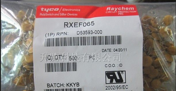 供应TYCO保险丝RXEF065