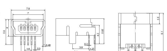 供应USB接口 USB连接器