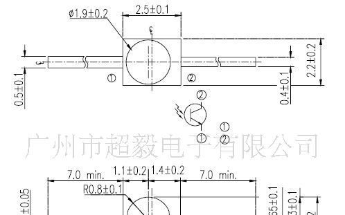 亿光发射管，光敏三极管PT91-21B，亿光全系列
