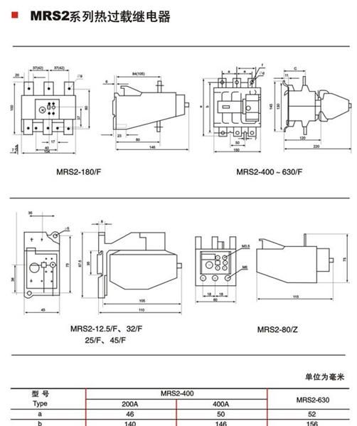 供应MRS2系列热过载继电器