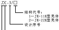 JX-3/1型闪光继电器