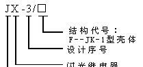 JX-3/F型闪光继电器（静态）