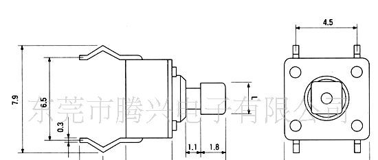 供应按摩器轻触开关