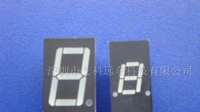 一位4英寸数码管（共阴，共阳，红，黄，绿，蓝，白）