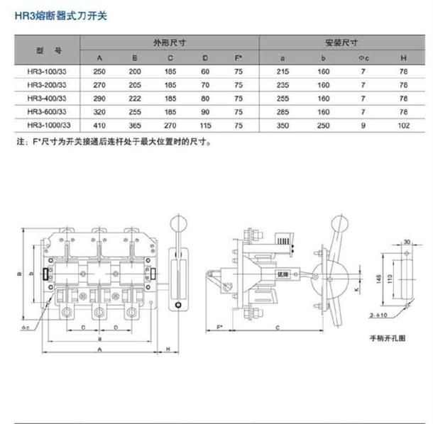 供应上海良大HR3-100A，开启式刀开关，熔断器