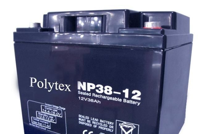 供应普立特12V 38AH免维护UPS电源蓄电池