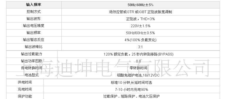 UPS-WJ在线式工频、高频不间断电源