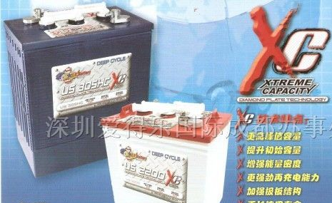 原装美国进口US观光车、电动车清洁设备电池