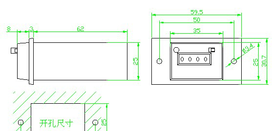 供应欧得CSK4-YKW电磁计数器