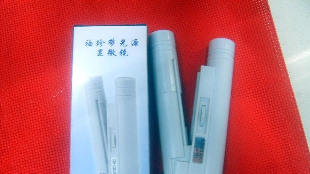 供应袖珍双管LED便携式显微镜
