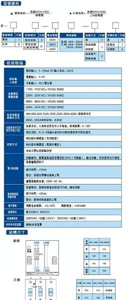 P系列全功能SCR电力调节器