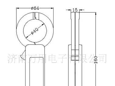 高精度钳形漏电流传感器5100