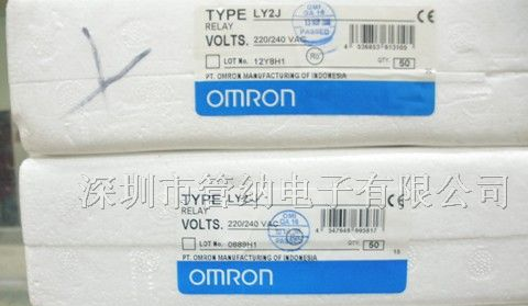 供应OMRON中间继电器LY2NJ AC24V原装欧姆龙